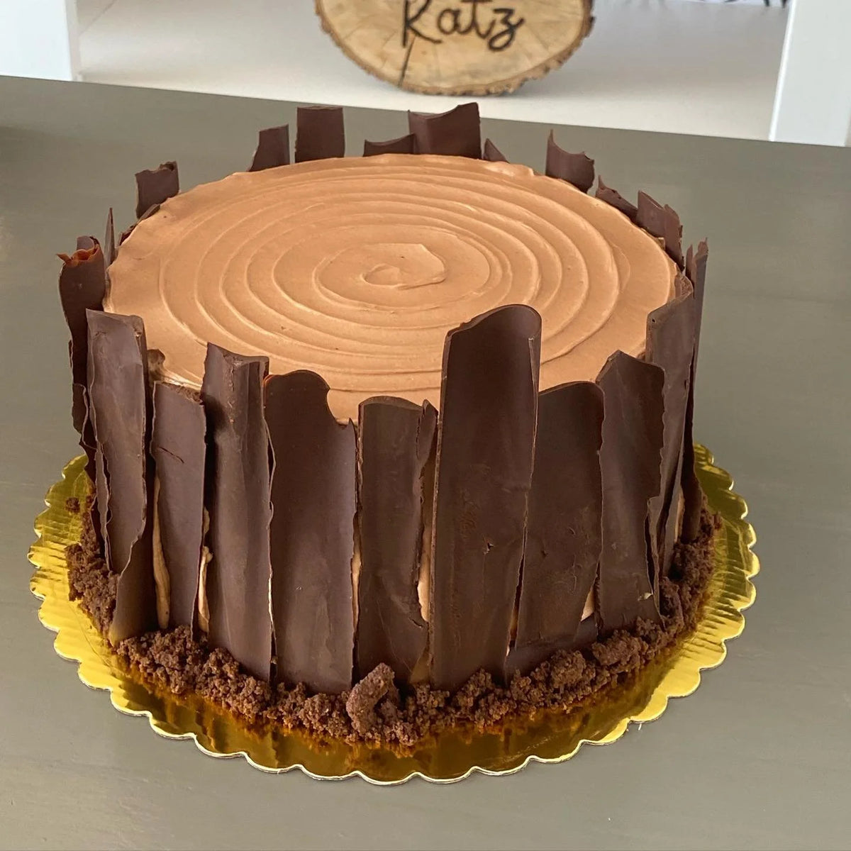 6" Round Specialty Keto Cake - log cake