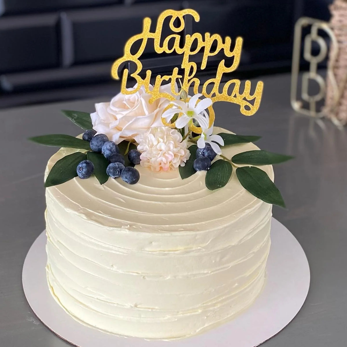 6" Round Specialty Keto Cake - rustic
