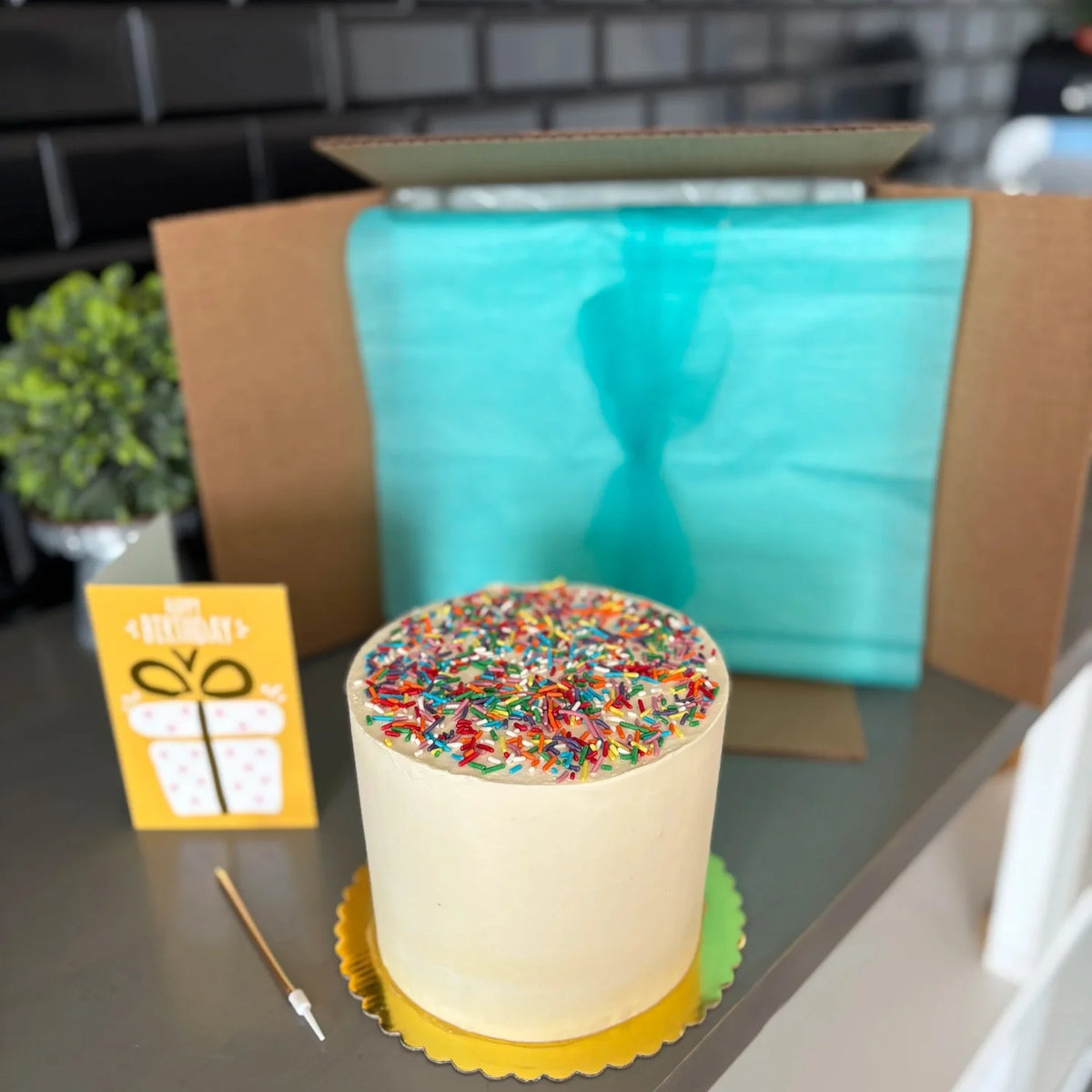 Keto Birthday Cake Box