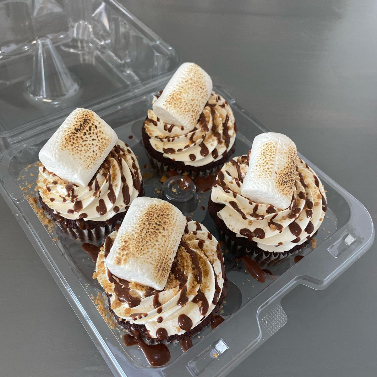 Keto Cupcakes - s'mores